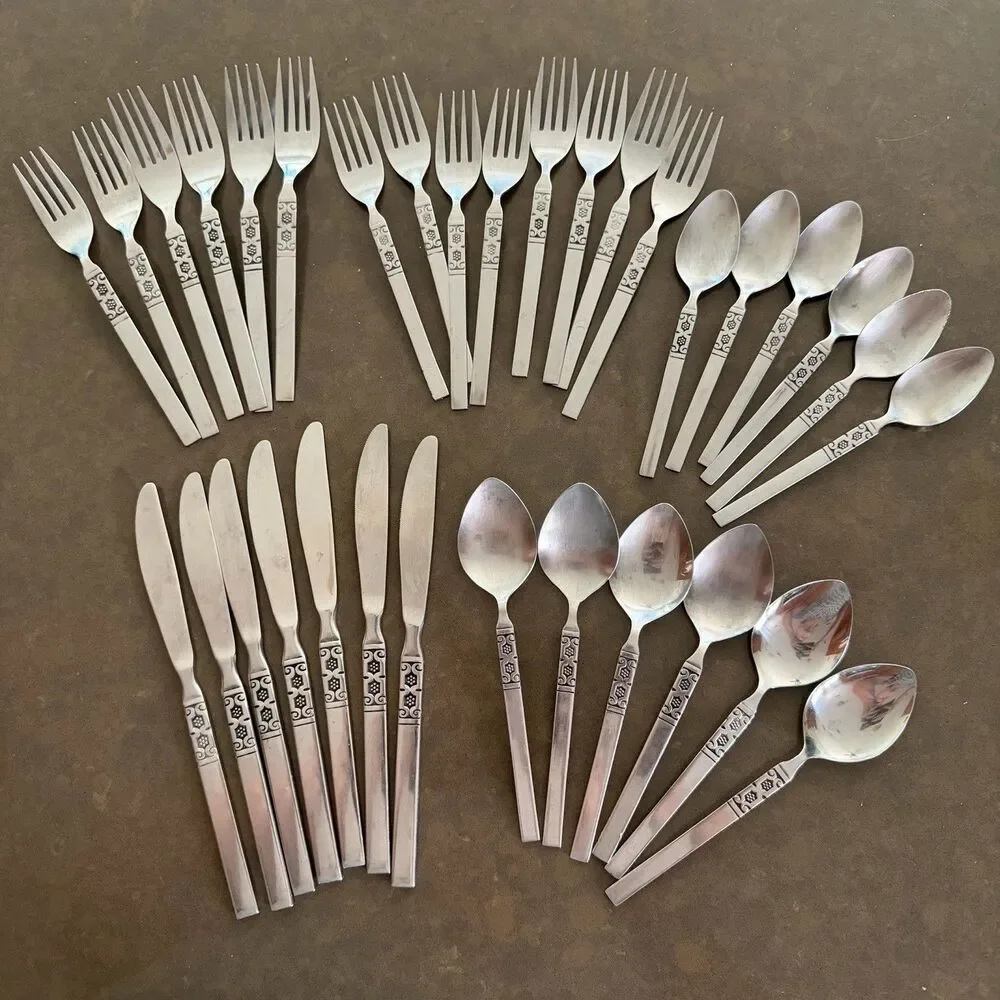 Northland DANISH FLING Stainless Flatware MCM Replacement Pcs 33 Japan
